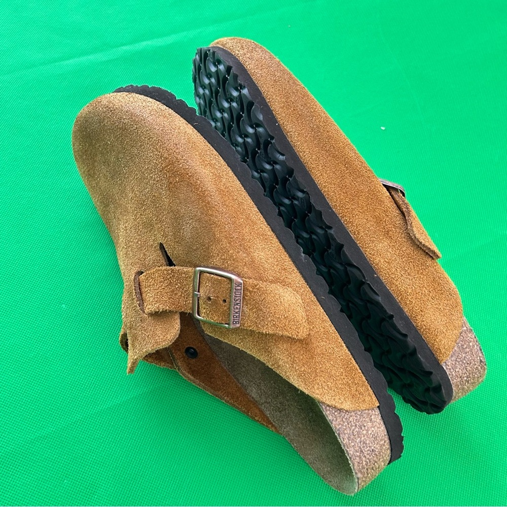 Birkenstock’s Boston soft footbed mink suede clogs Size 43 Men's 10 - Picture 6 of 16